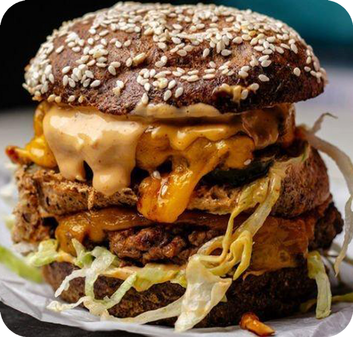 “Big Meat” Burger w/ Primal Kitchen
