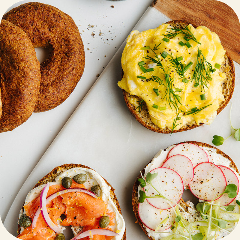 Unbun Plain Bagels (6-pack)